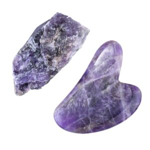 amethyst gua sha