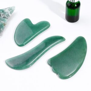 green aventurine gua sha plates