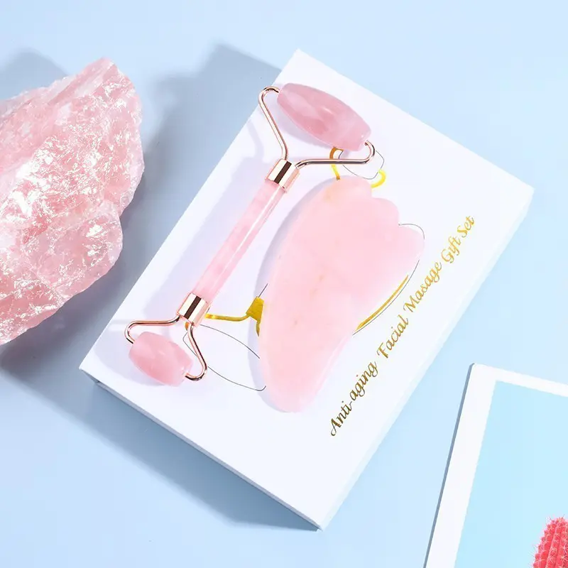 rose quartz claw gua sha