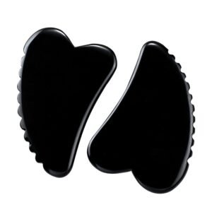 black obsidian classic gua sha