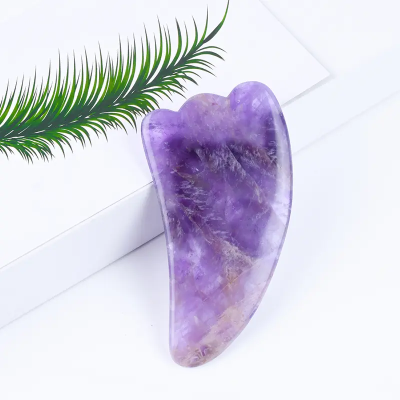 amethyst gua sha