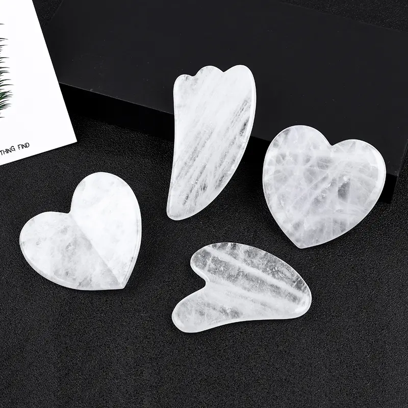 clear quartz gua sha