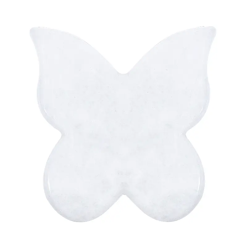 white jade gua sha butterfly