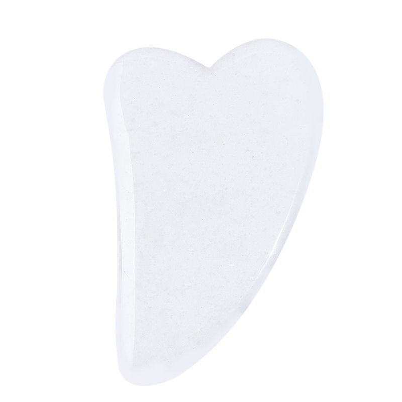 white jade gua sha v