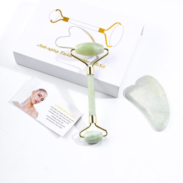 Xiuyan Crystal Jade Roller Gua Sha Set