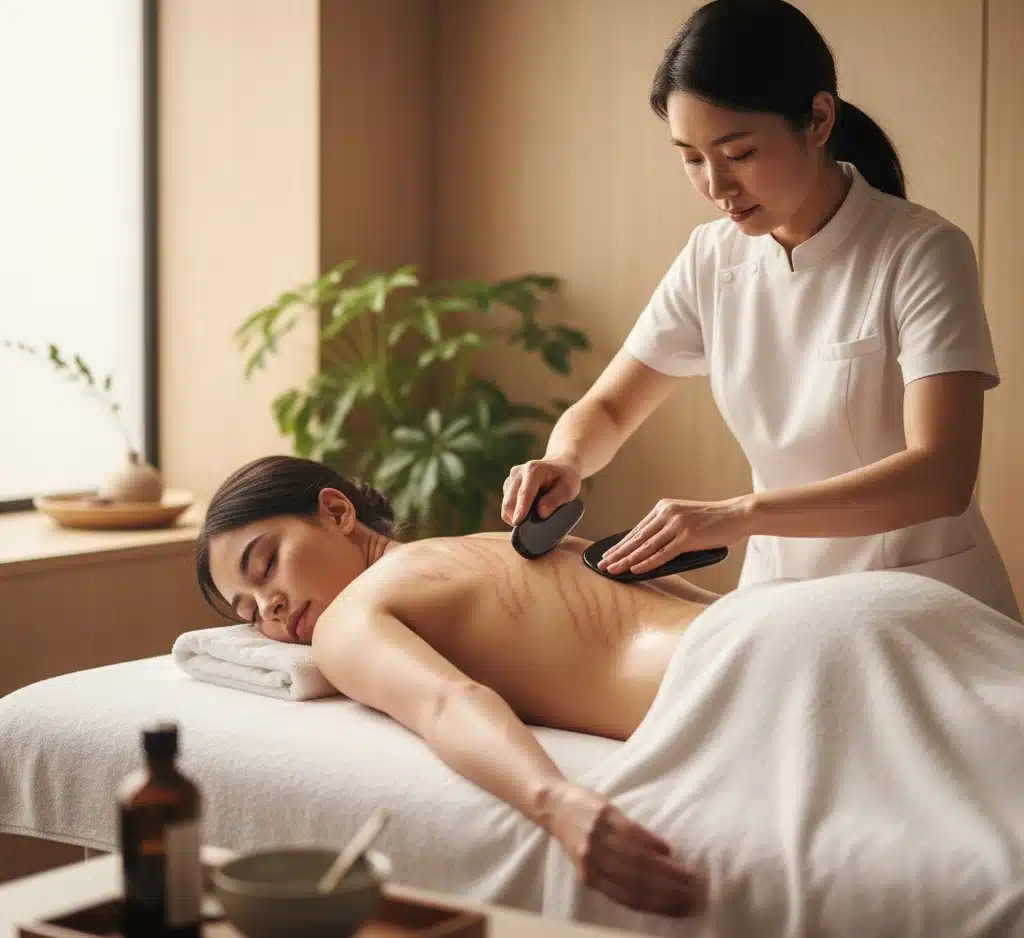 full body gua sha