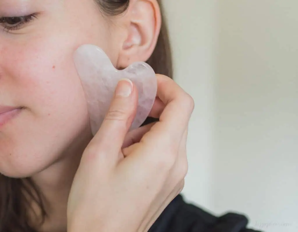 gua sha before and after