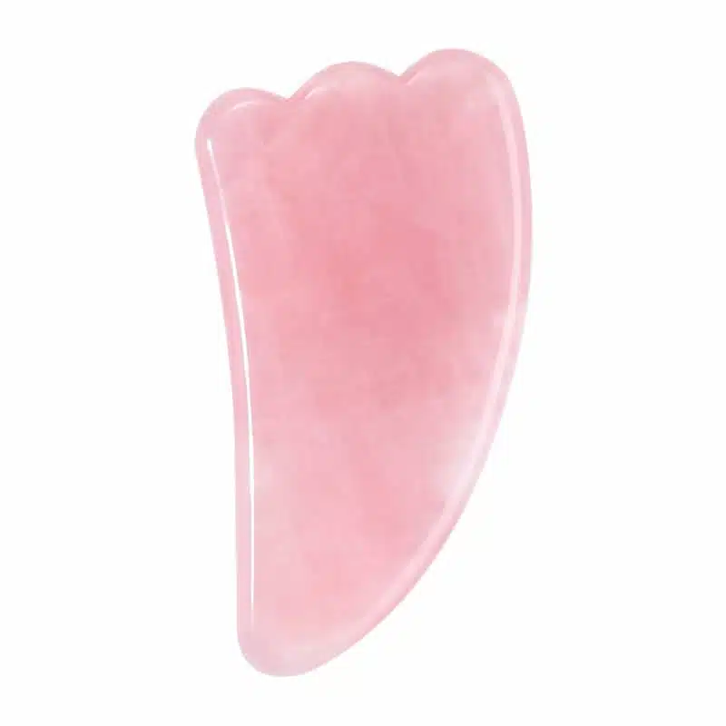 horn rose quartz gua sha