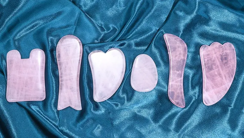 Rose quartz gua sha