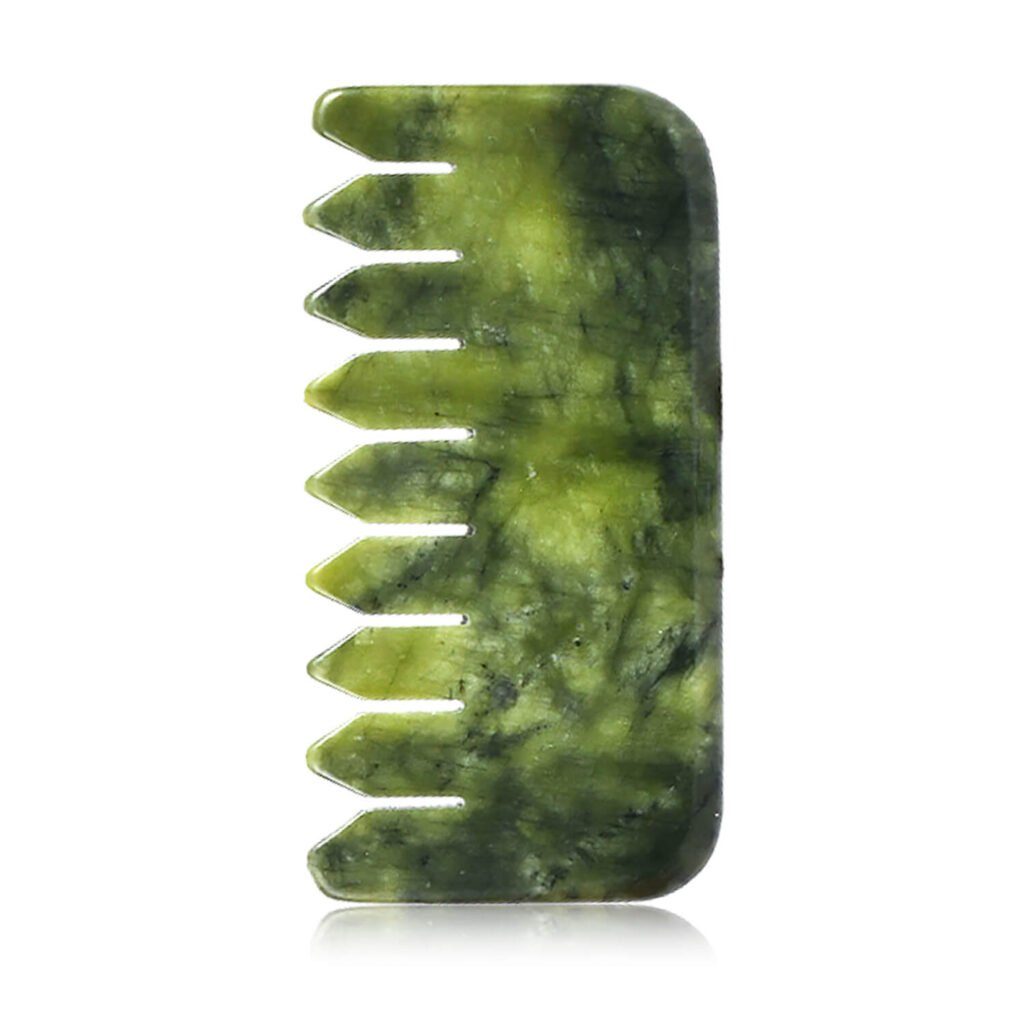 green jade gua sha comb