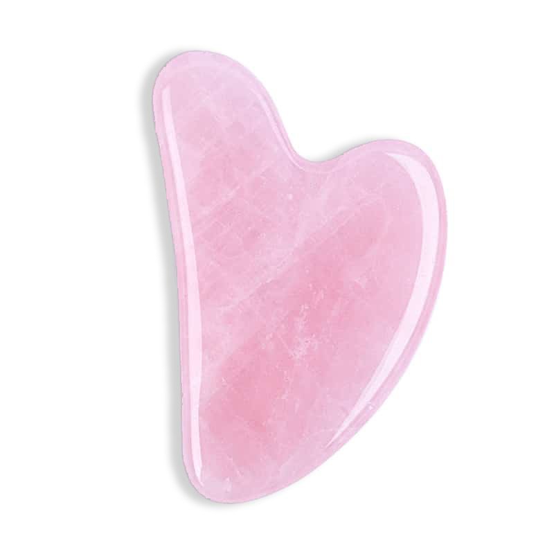 rose quartz finger gua sha