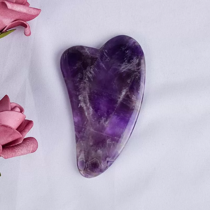 Amethyst gua sha