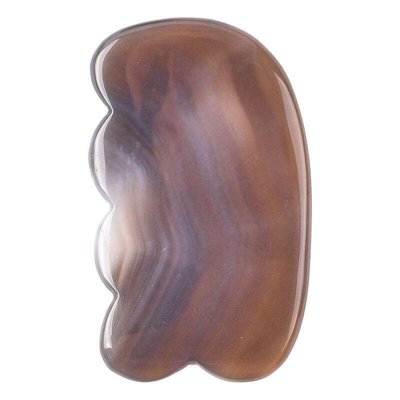 gray agate gua sha