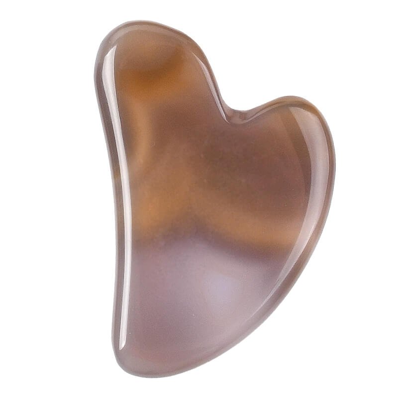 gray agate gua sha