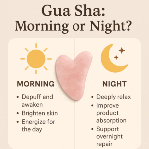 gua sha before and after