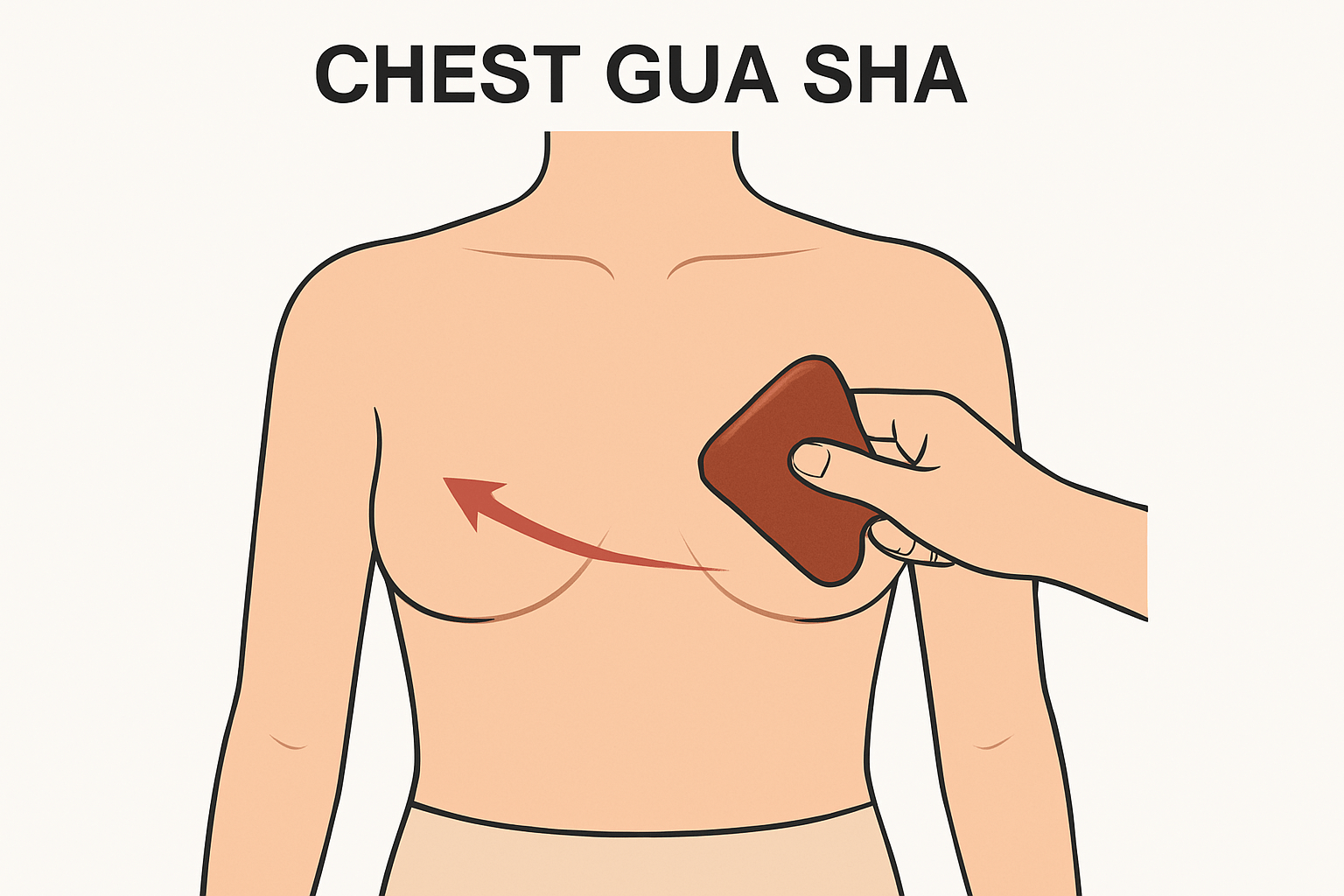 chest gua sha