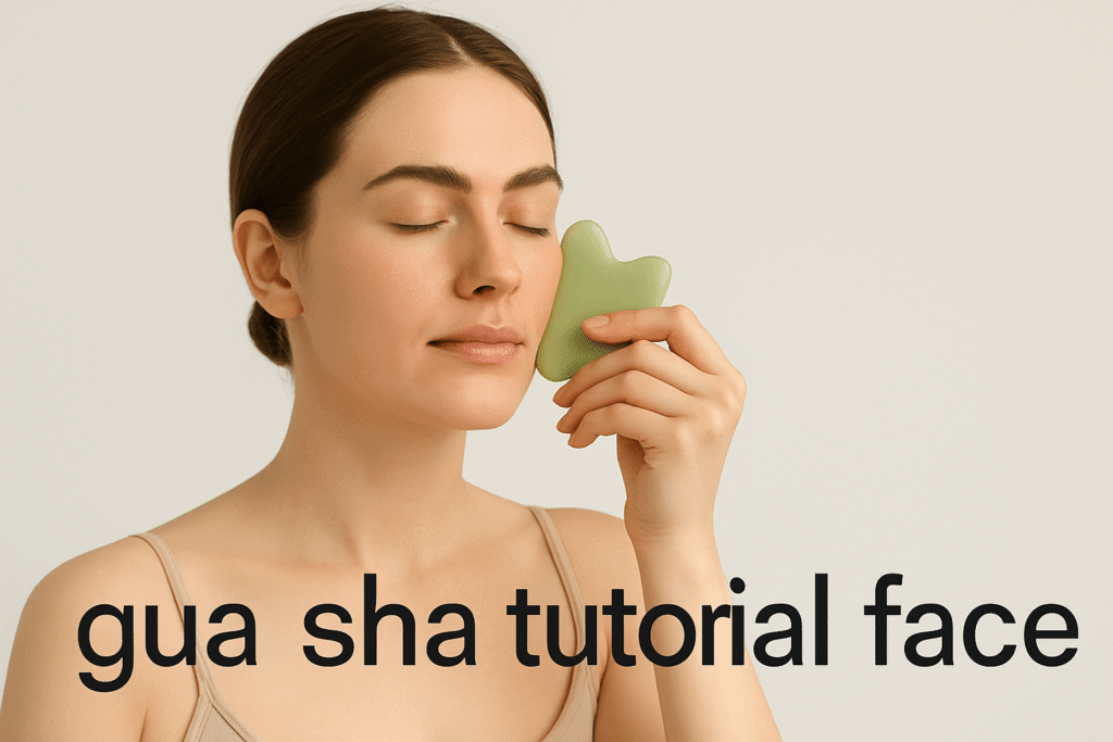 gua sha tutorial face