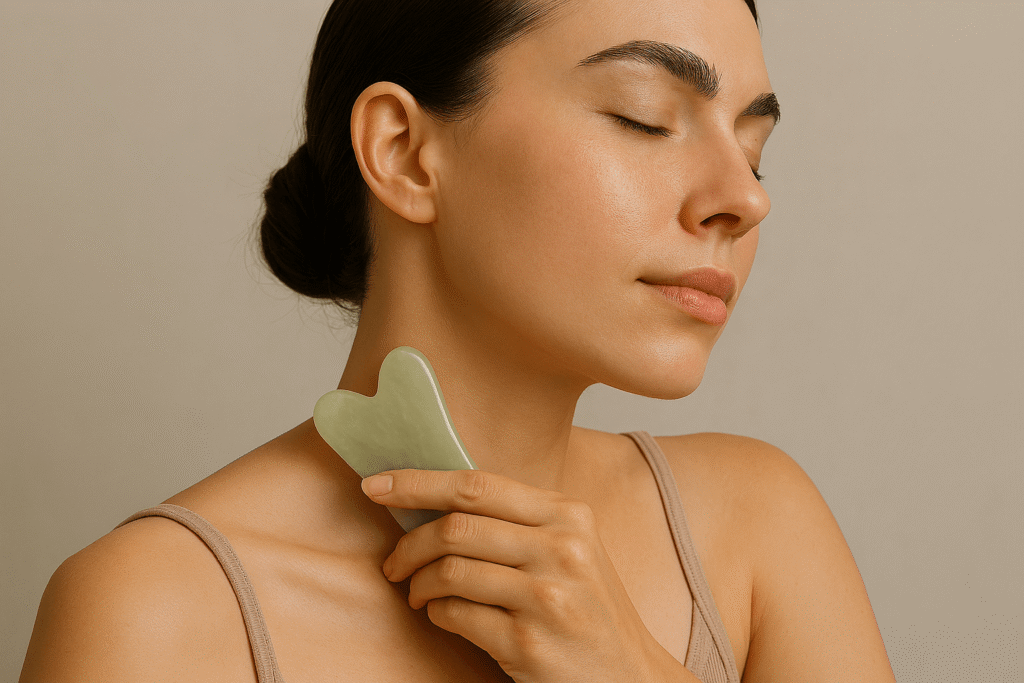 shoulder gua sha