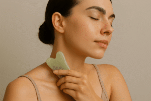 shoulder gua sha