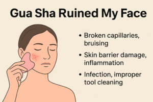 gua sha ruined my face