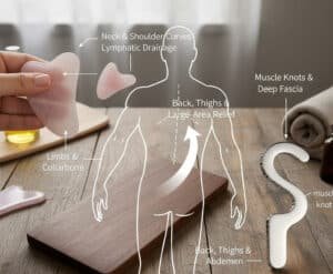 Body Gua Sha Tools are Shaped and Function - Matched
