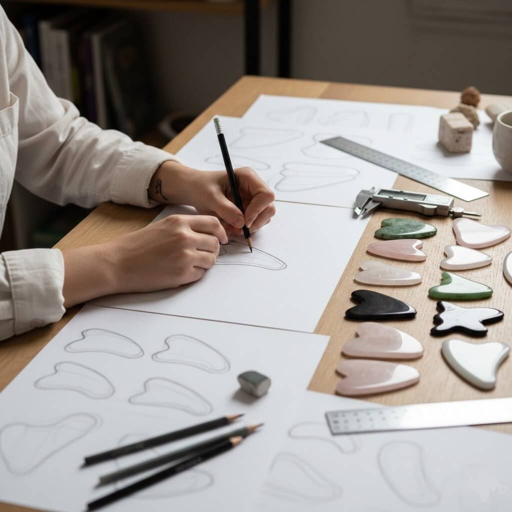 custom gua sha model