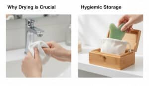 drying and storage after clean gua sha