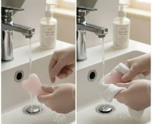 how to clean rose quartz gua sha