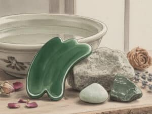 jade gua sha materials