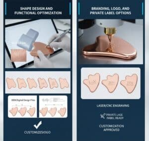 Copper Gua Sha Customization for Wholesale Buyers