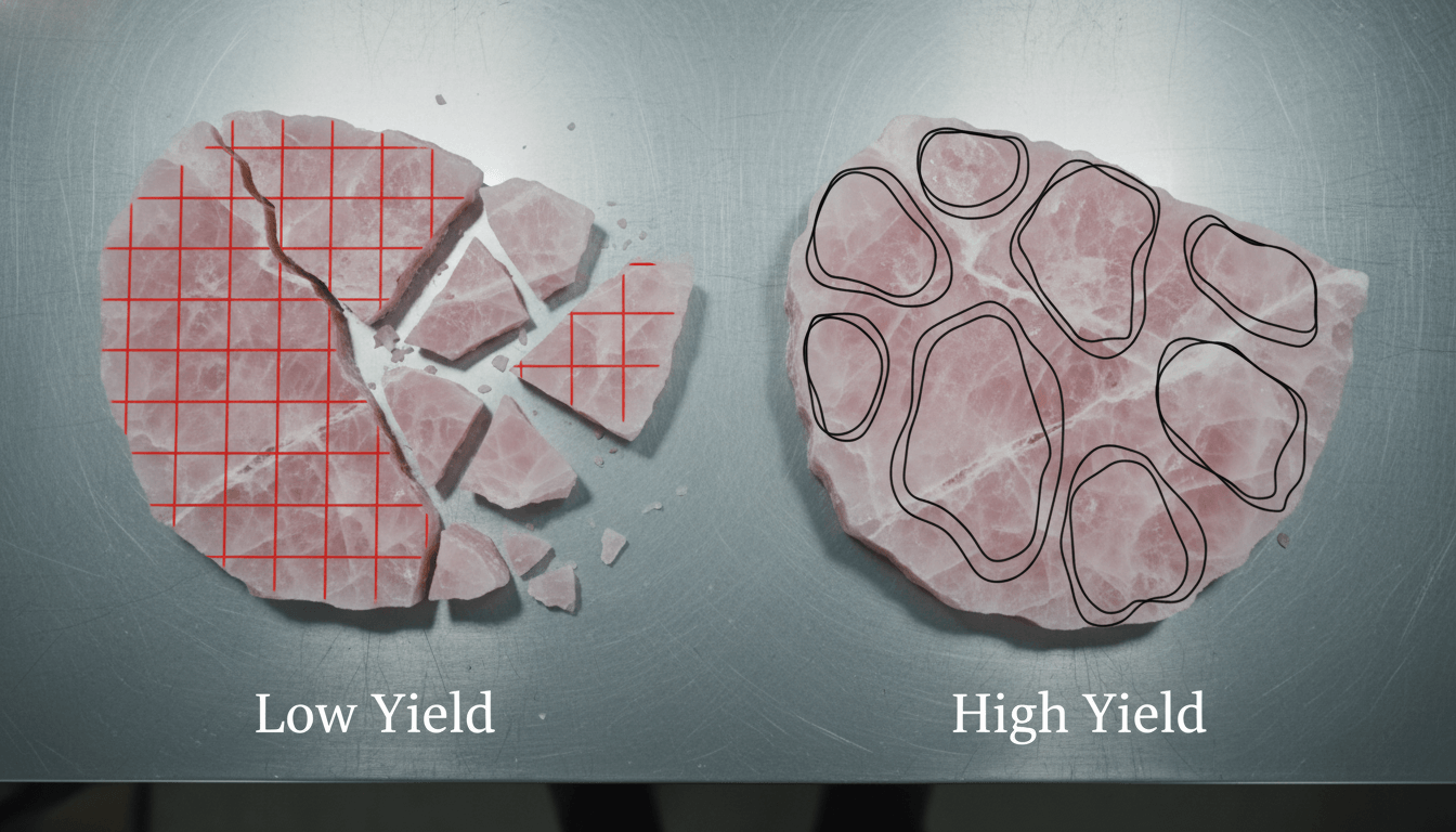 Hand-Drawn vs. Automated Template Cutting