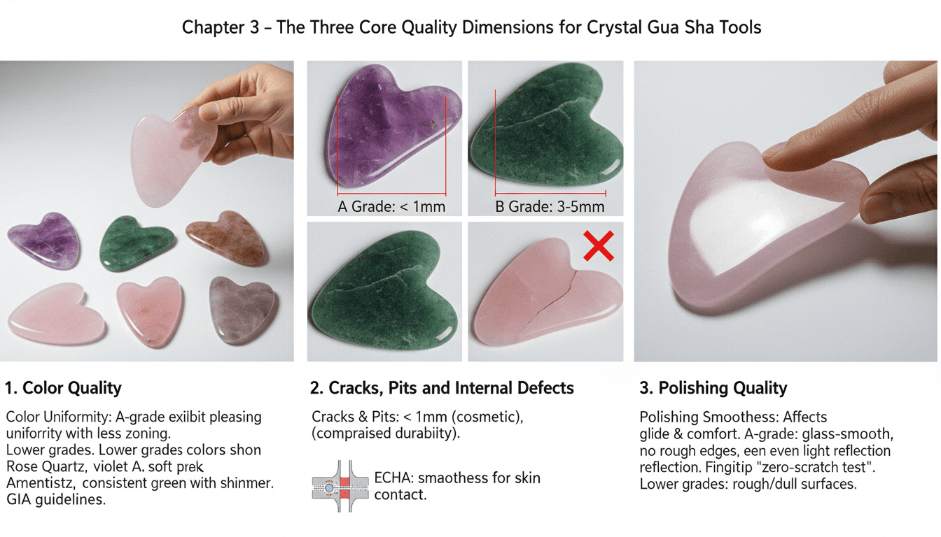 The Three Core Quality Dimensions for Crystal Gua Sha Tools