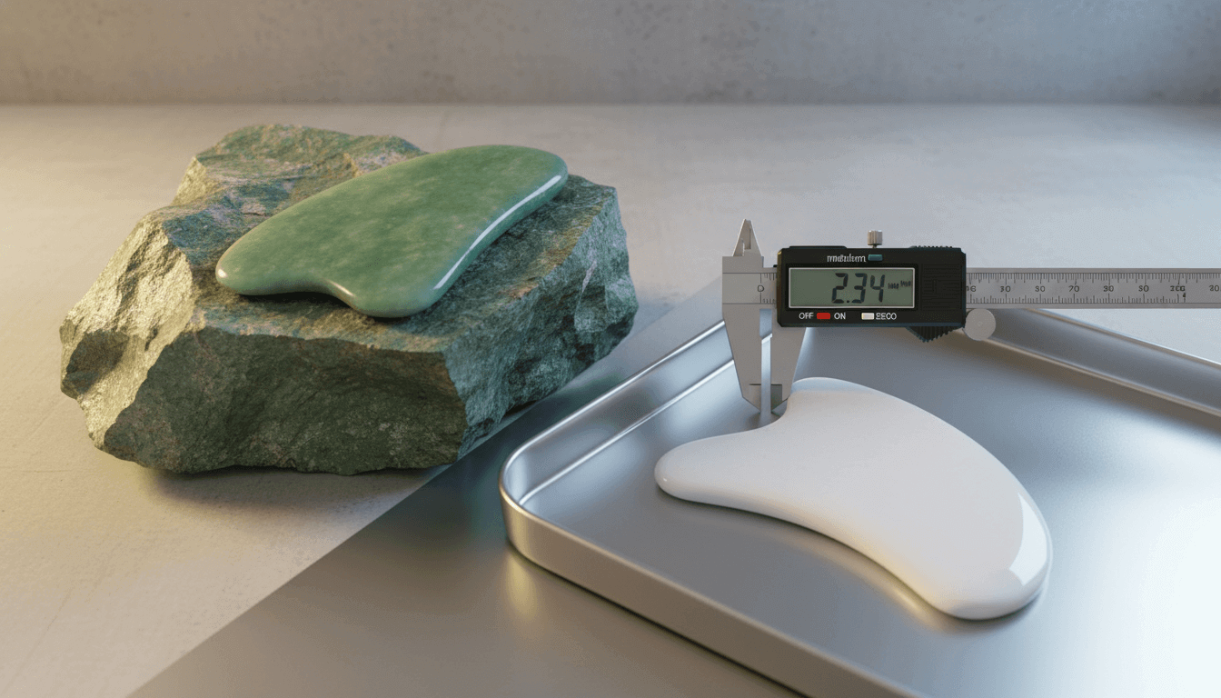 ceramic gua sha vs jade gua sha