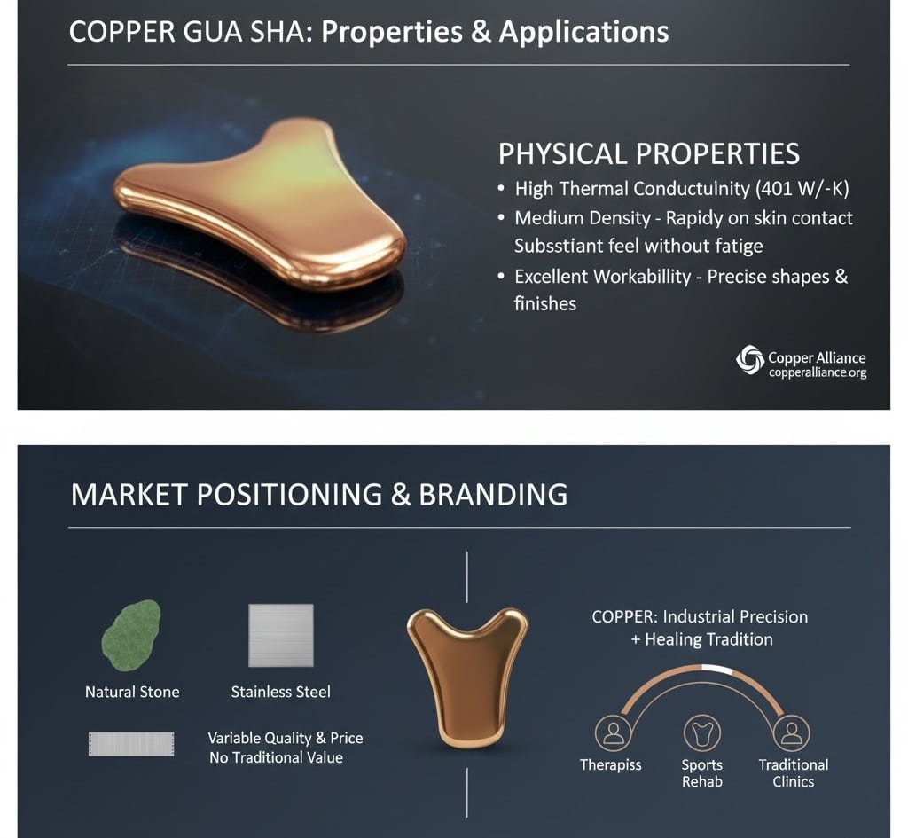 copper gua sha material