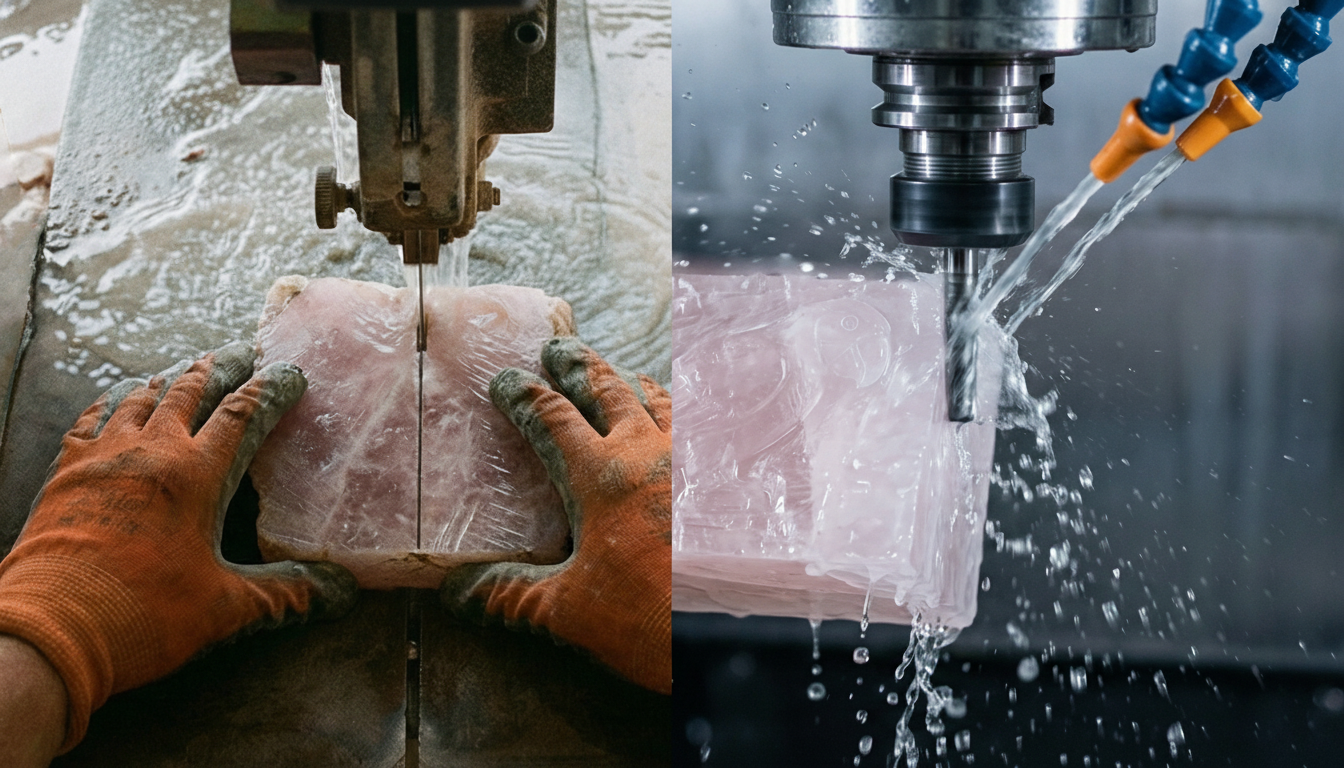 gua sha factory Machine and Manual Cutting