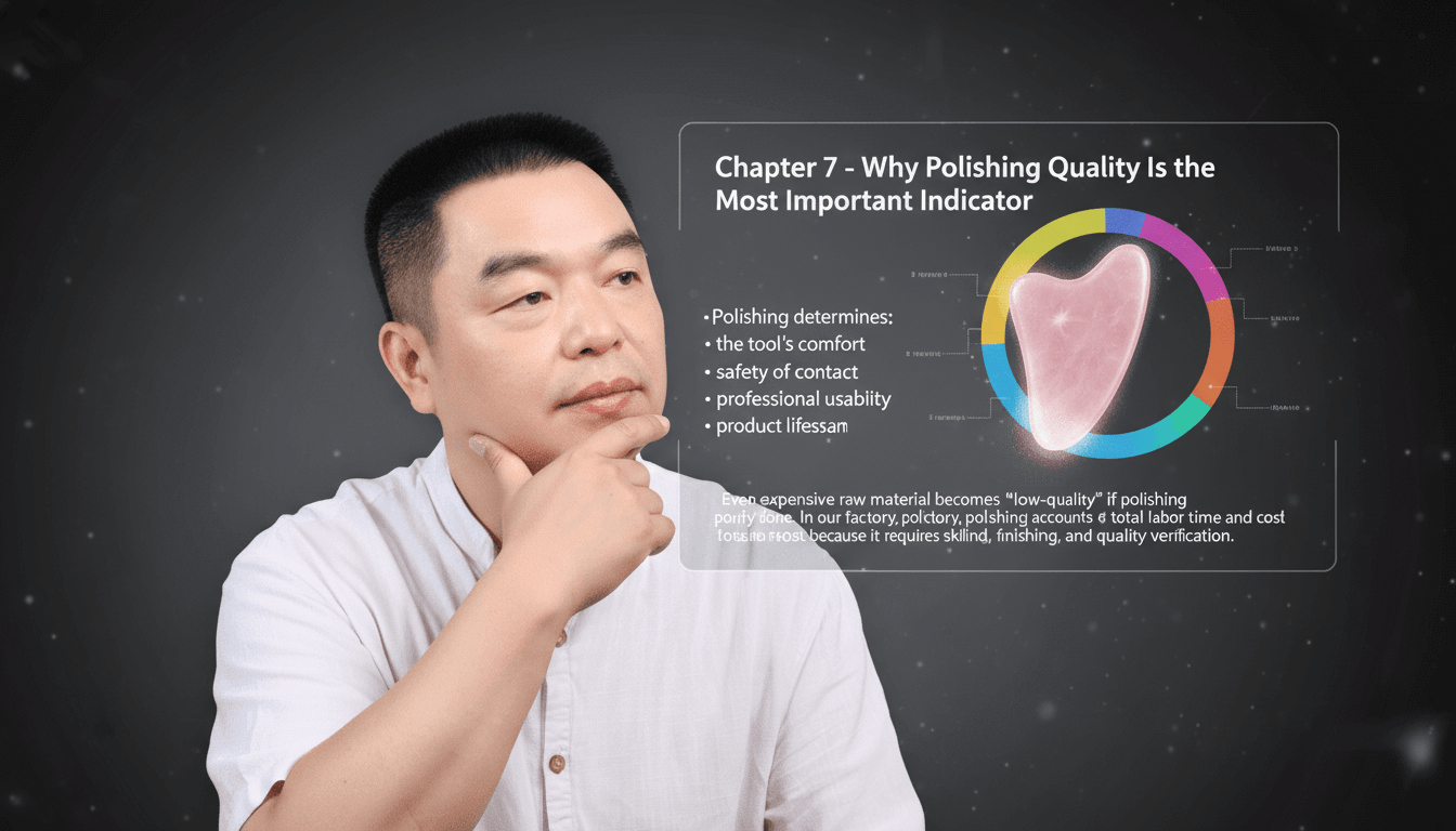 why gua sha polishing quality important