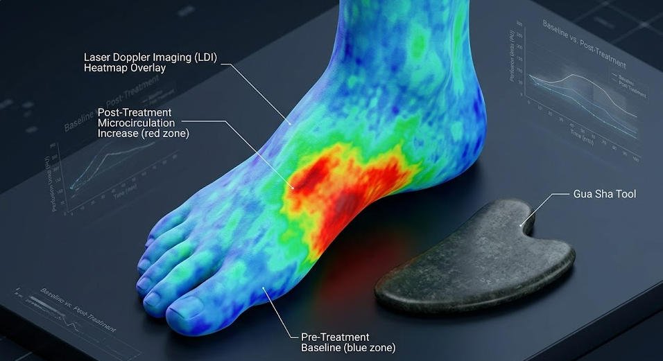 Three Mechanisms Behind Gua Sha for Plantar Fasciitis