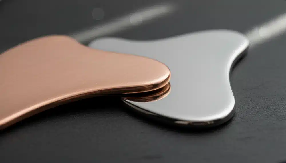 copper gua sha and stainless steel gua sha different