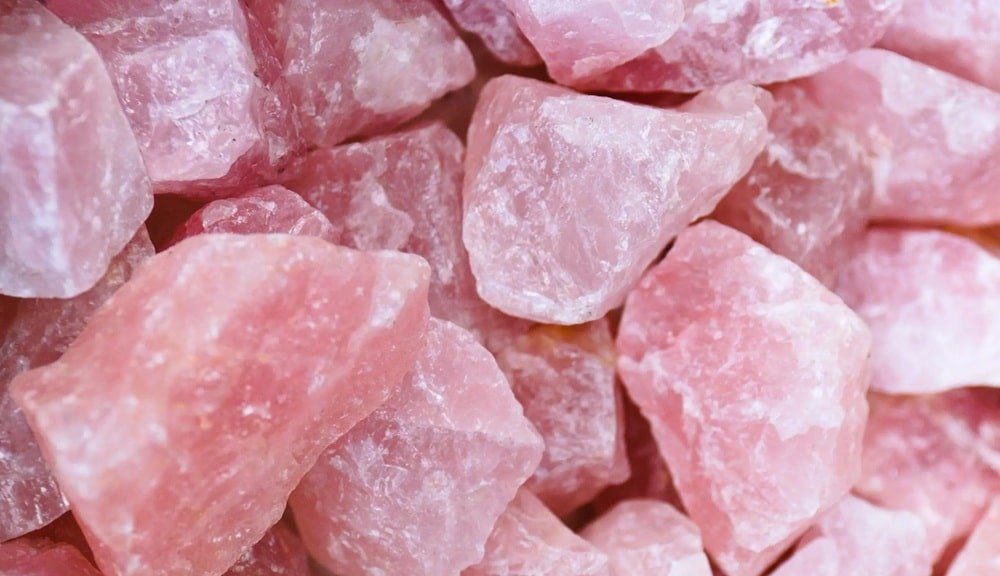 rose quartz gua sha material