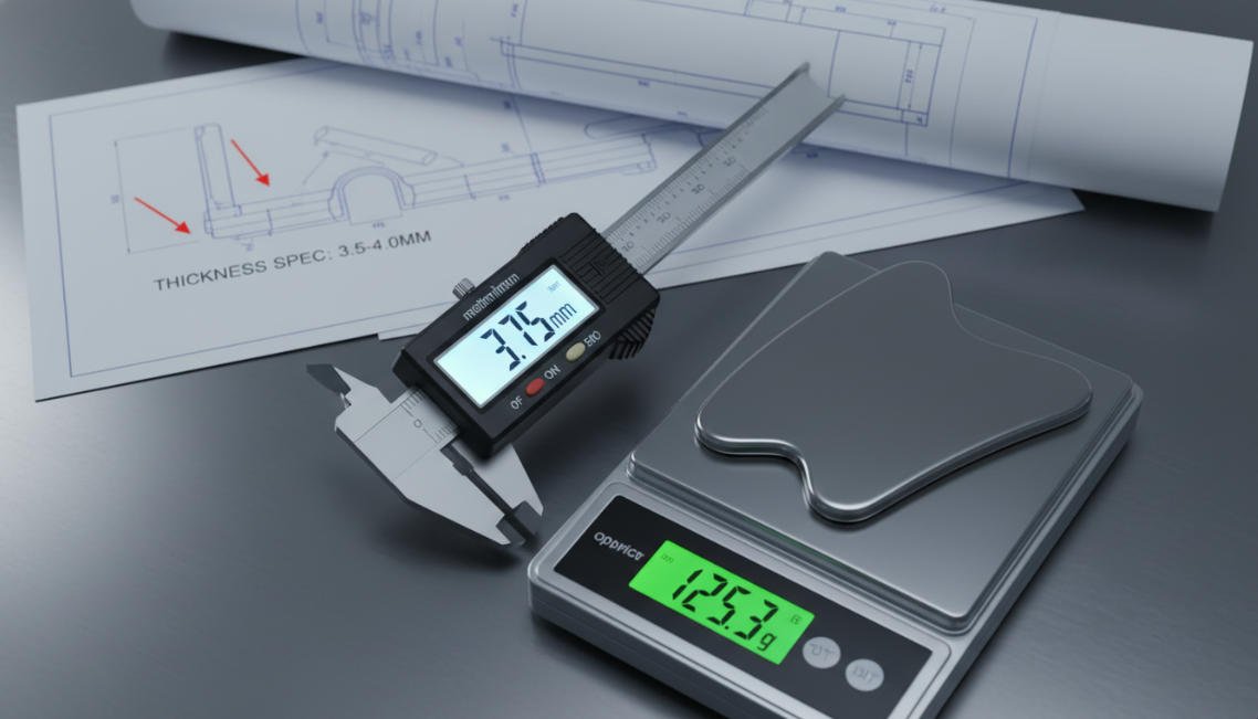 stainless steel gua sha wholesale Weight and Thickness Reduction