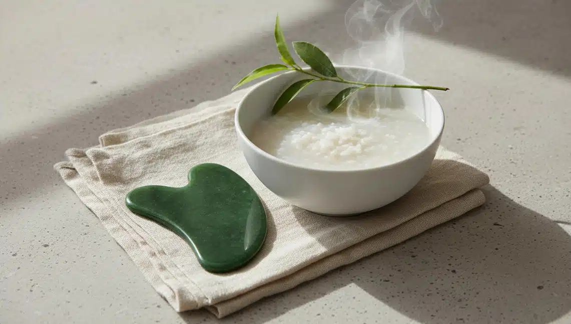 after gua sha soft food