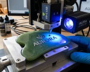 custom gua sha logo uv