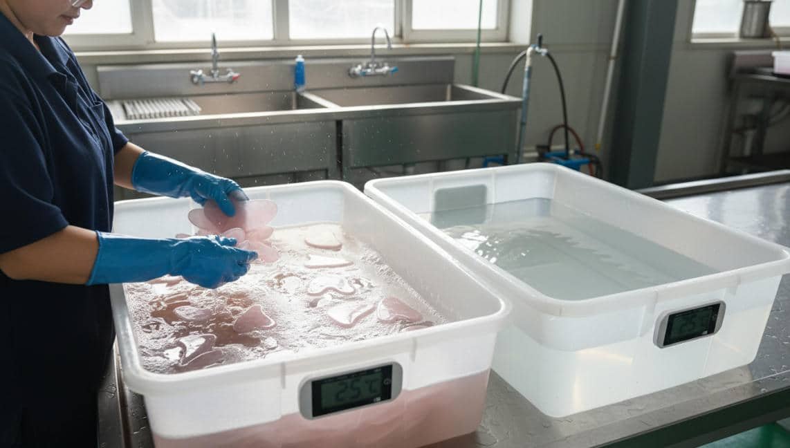 gua sha production washing