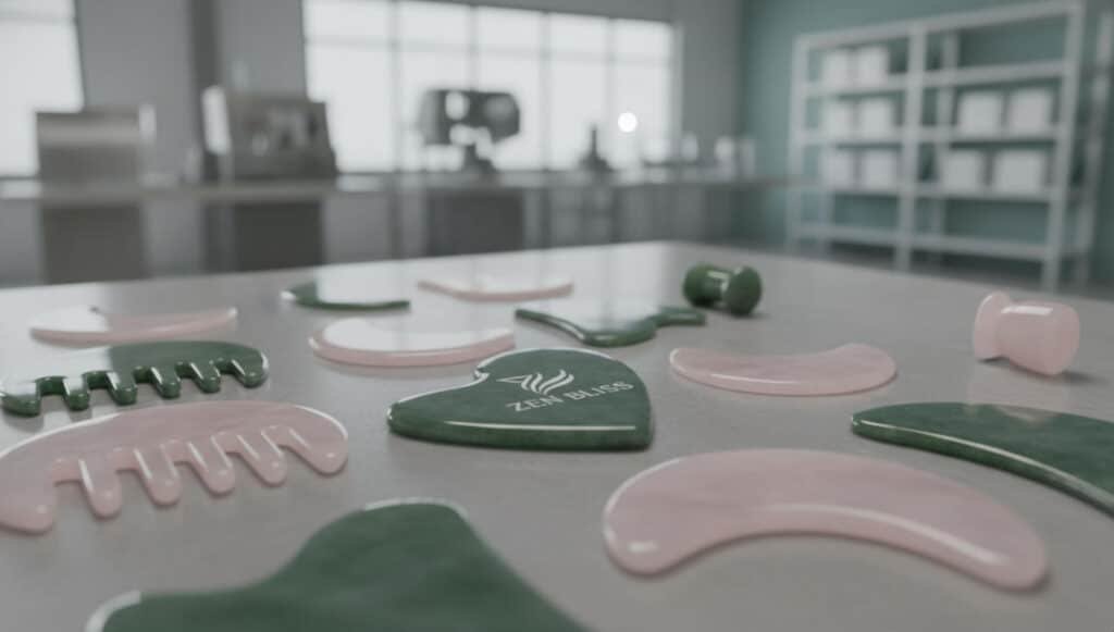 gua sha tool custom logo