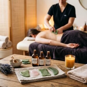 guasha logo custom spa
