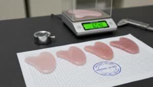 rose quartz gua sha custom process
