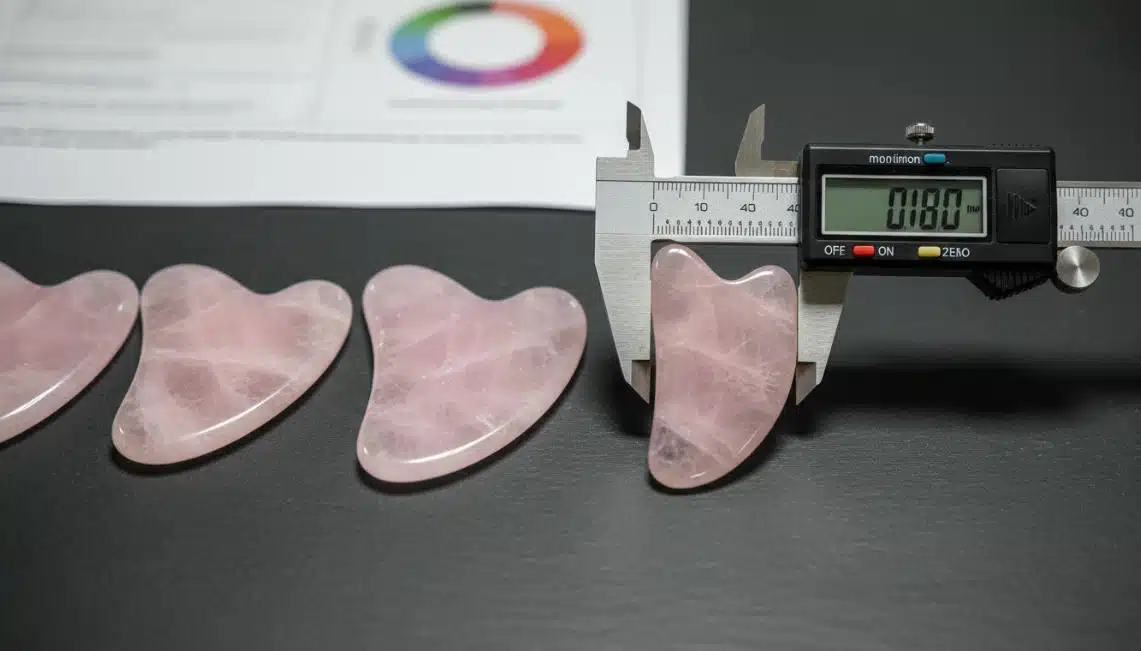rose quartz gua sha custom