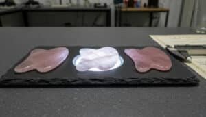 rose quartz gua sha raw material choose