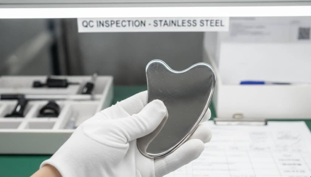 stainless steel gua sha wholesale for surface scratching