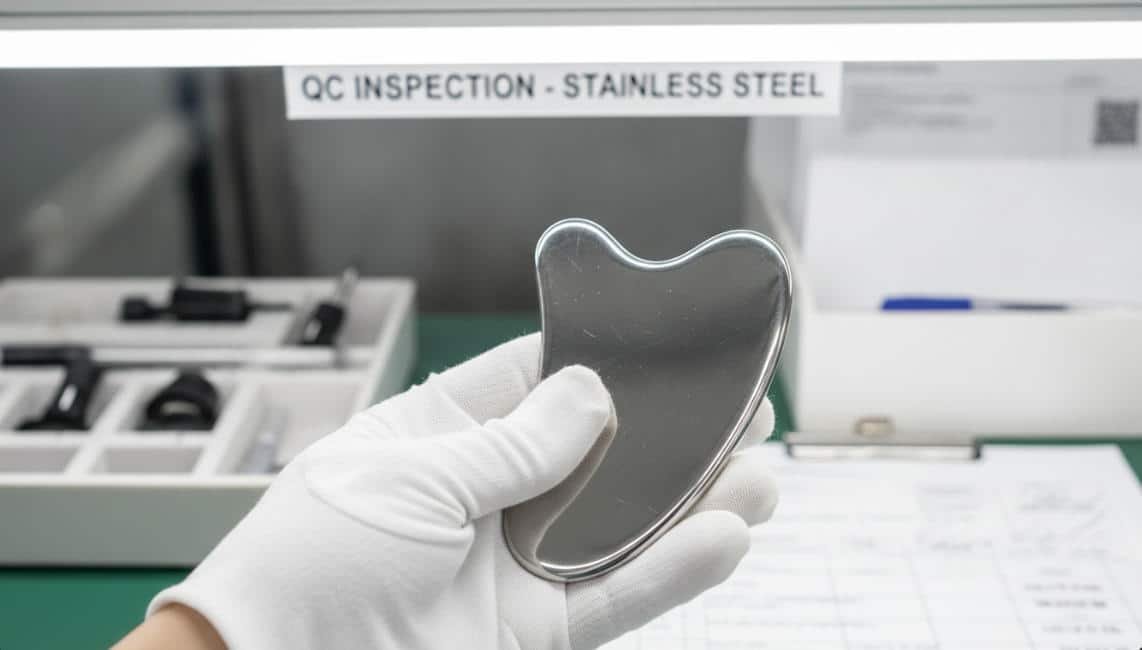 stainless steel gua sha wholesale for surface scratching